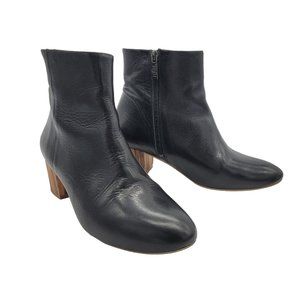 Ted & Muffy Lawrence black leather ankle boots Size 40